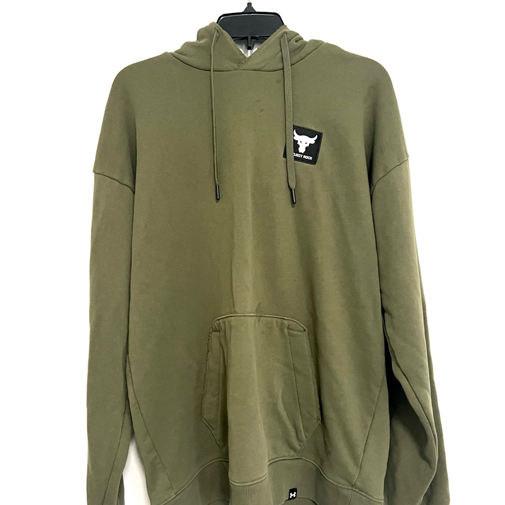 Under Armour Olive Green Men's Pullover Hoodie